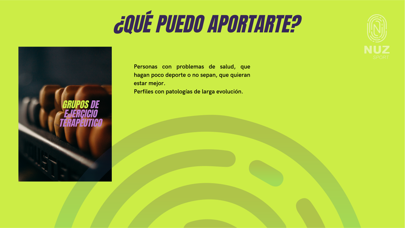Grupos de Ejercicio Terapéutico